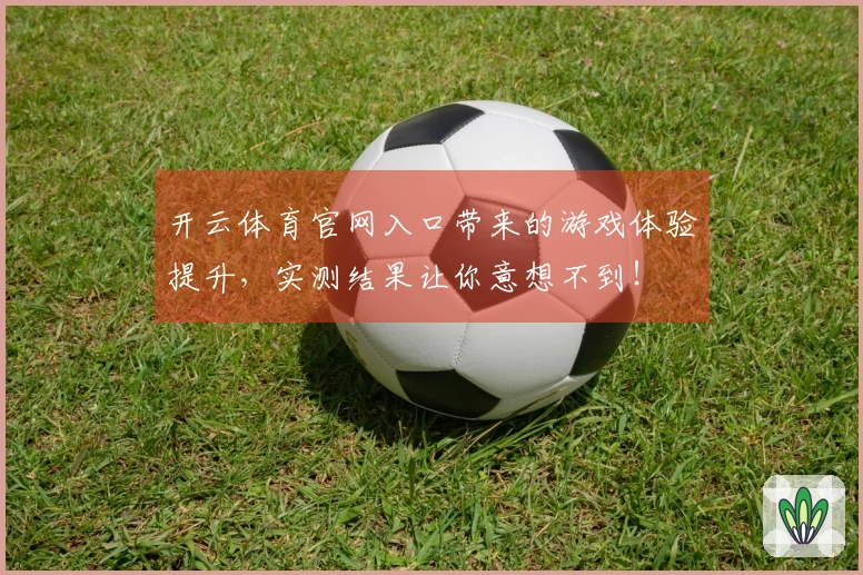 开云体育官网入口带来的游戏体验提升，实测结果让你意想不到！